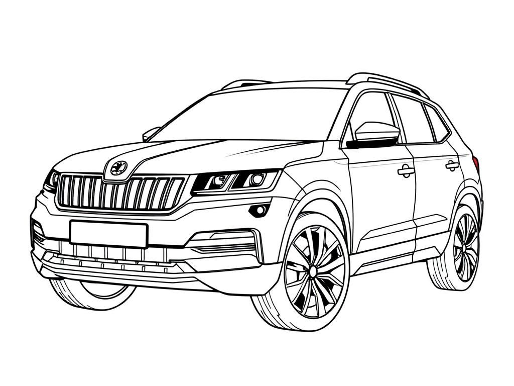 Car Coloring Page