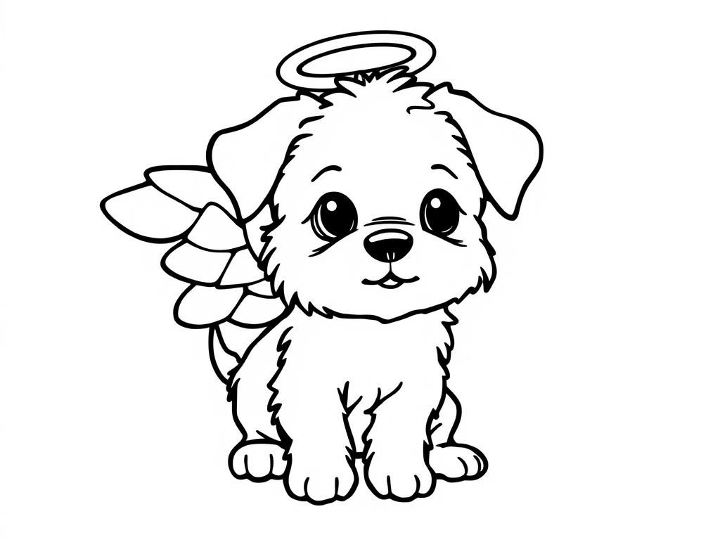 small dog angel