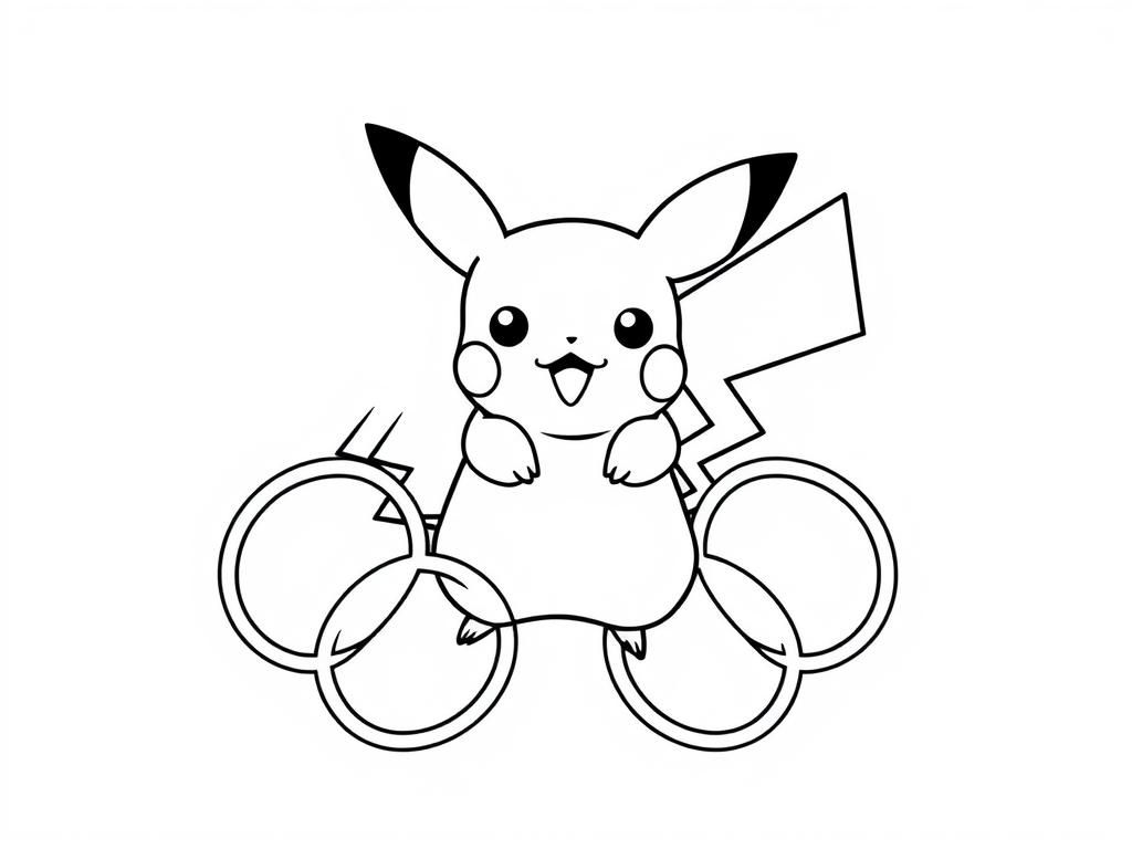 Pikachu Coloring Page: Colorful Adventure