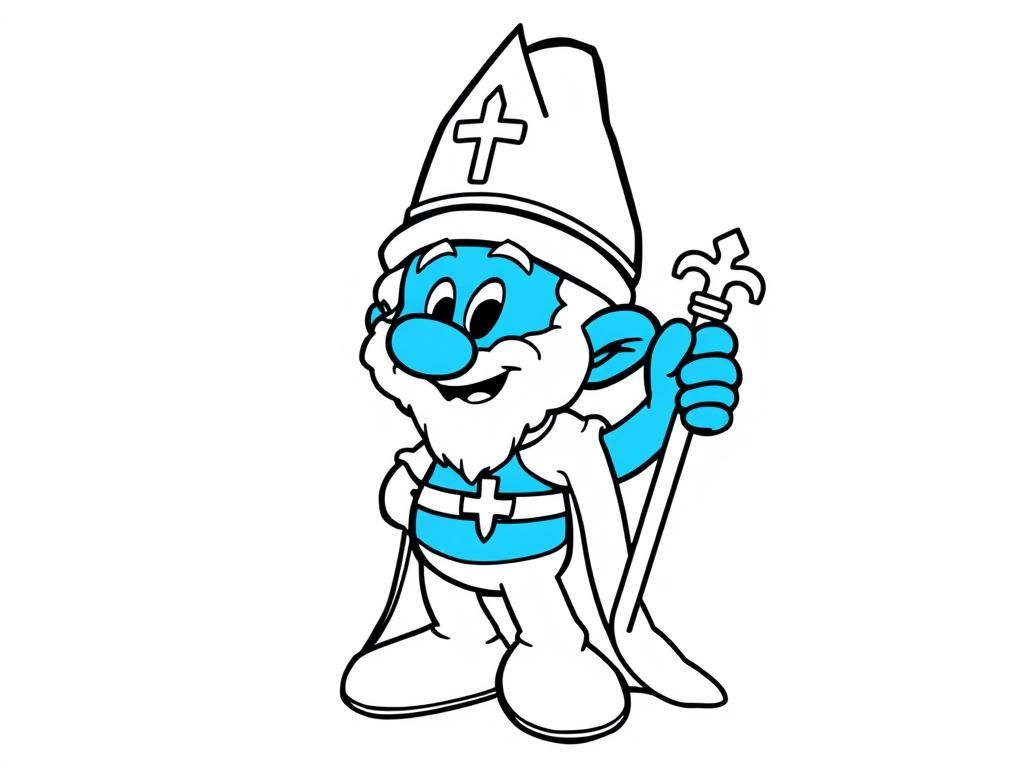 Smurf pope