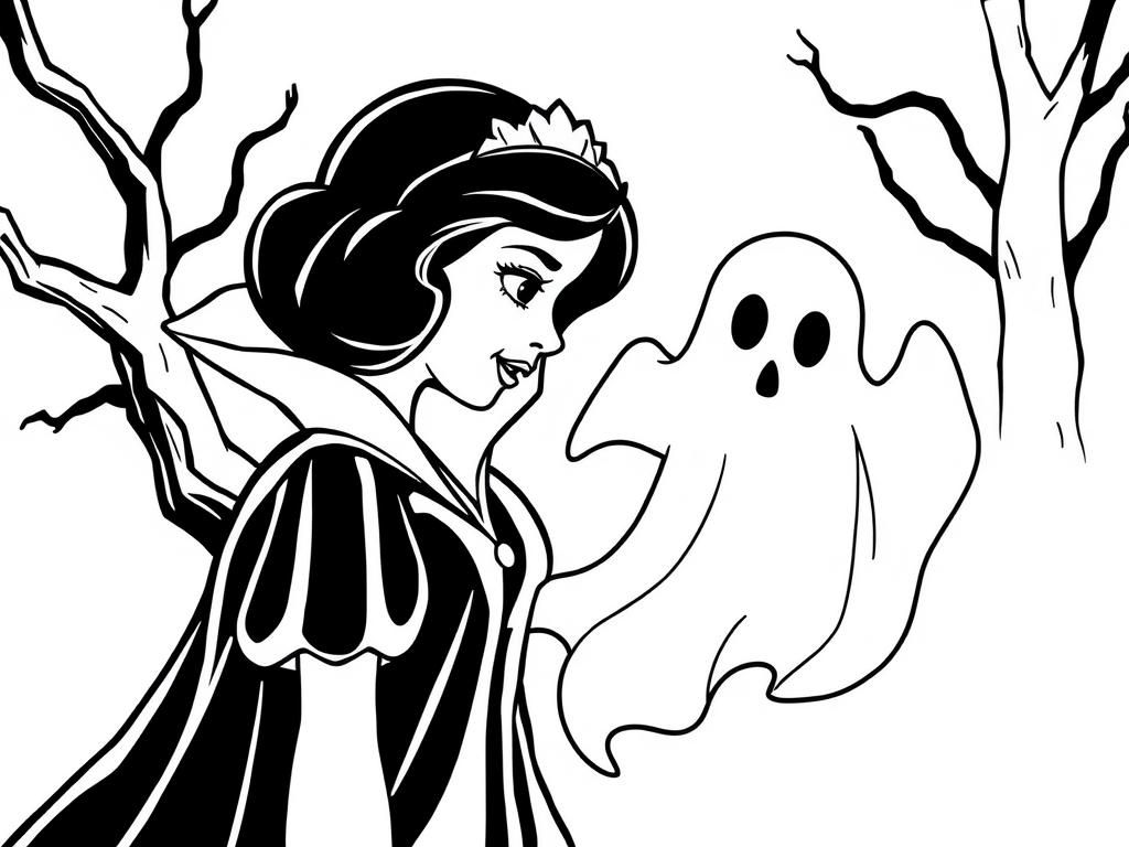 Snow White becomes ghost