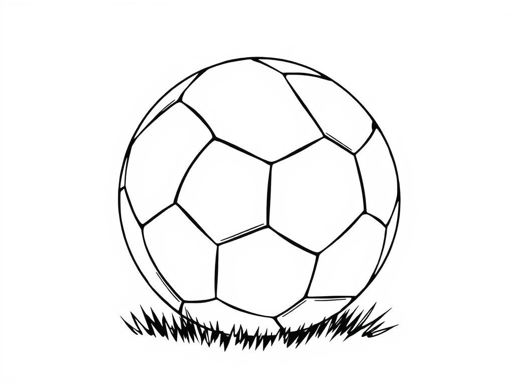 Soccer Ball Coloring Page