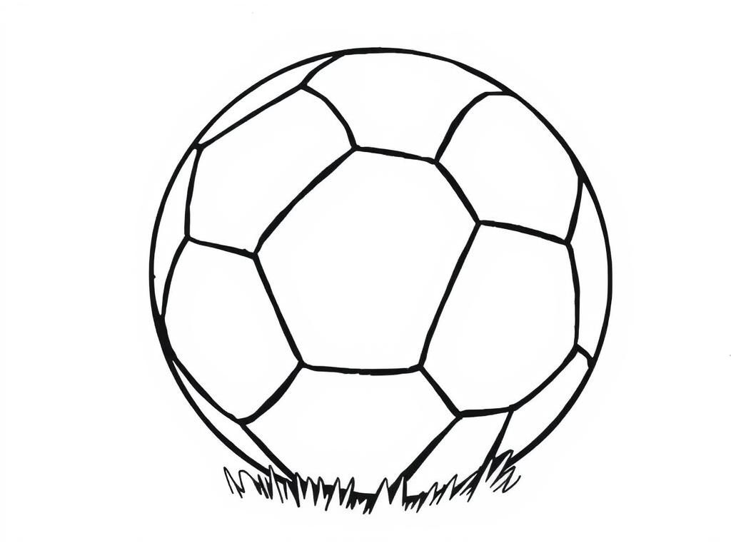 Soccer Ball Coloring Page