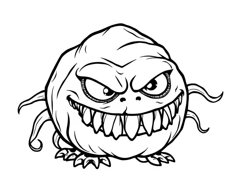 Monster Coloring Page