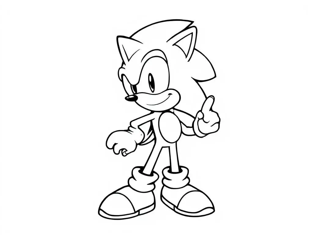 Sonic Coloring Pages