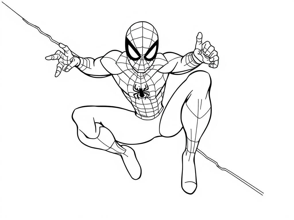 Spiderman Coloring Page