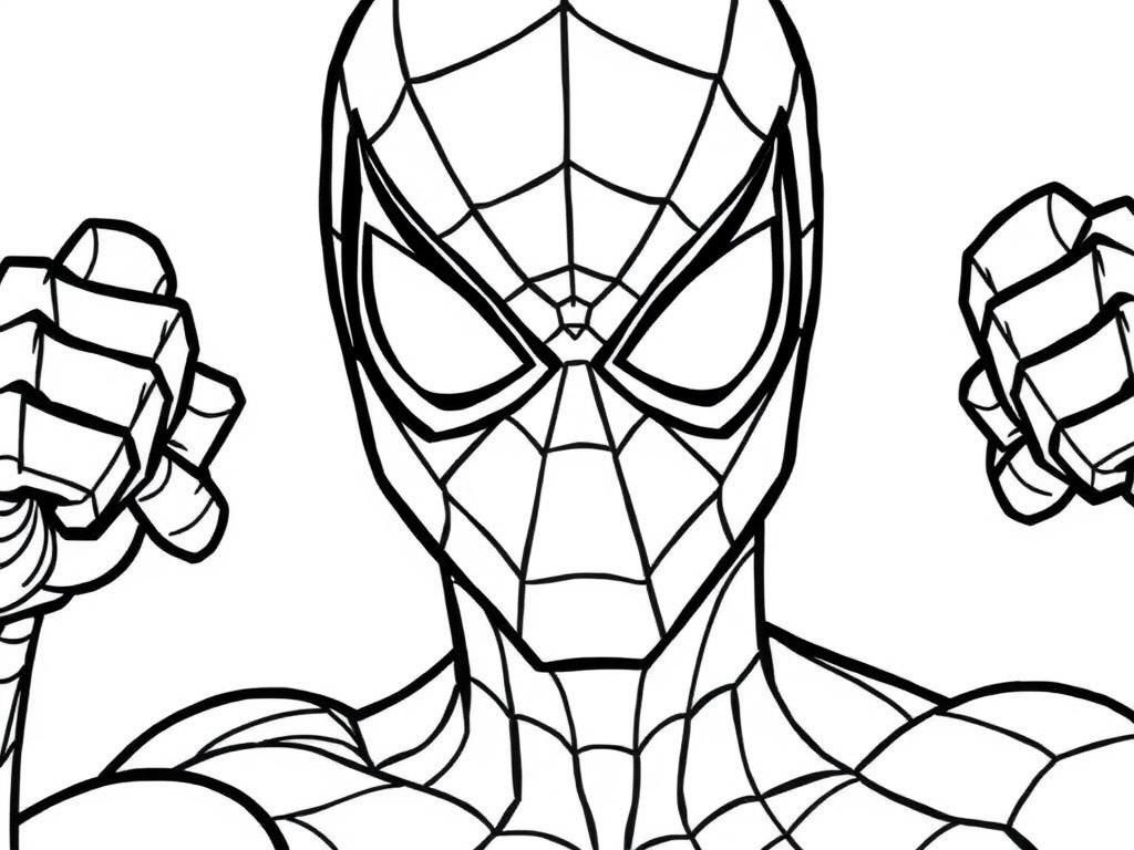 Spider-Man Coloring Page