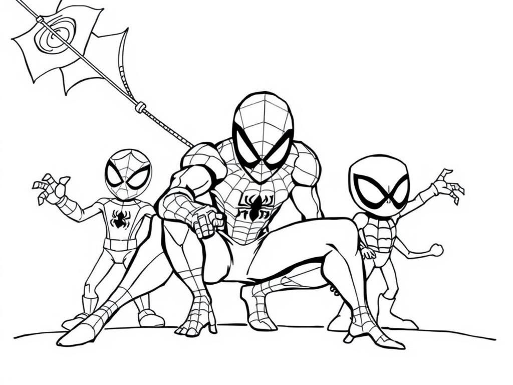 Preview of spiderman and friends