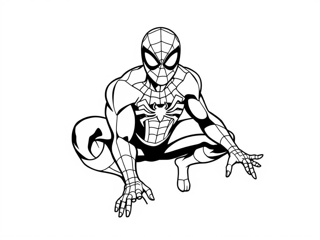 Unicorn Superhero Coloring Page