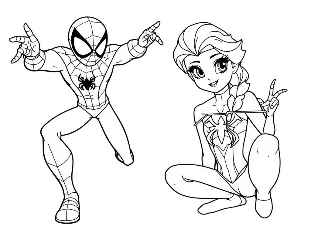 spiderman elsa bad baby