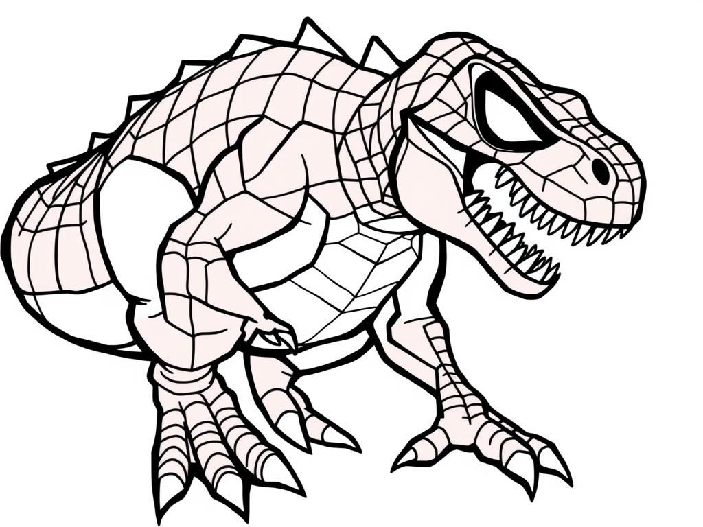 T-Rex Coloring Page