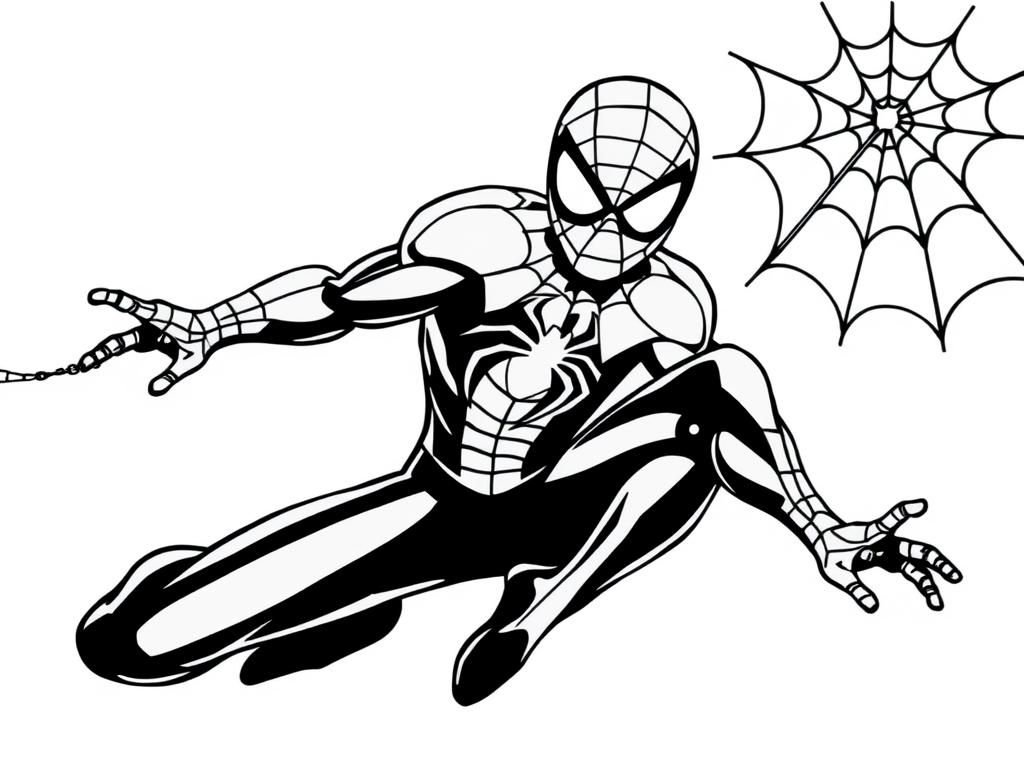 Spiderman Coloring Page