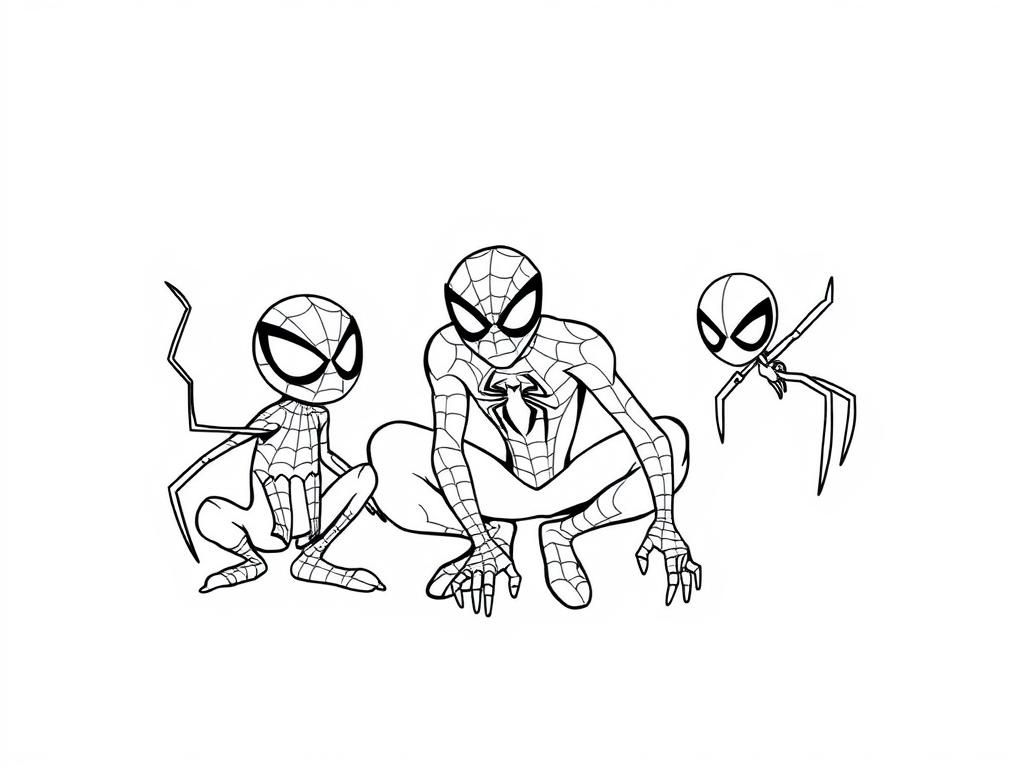 Spiderman Coloring Page - Free Download