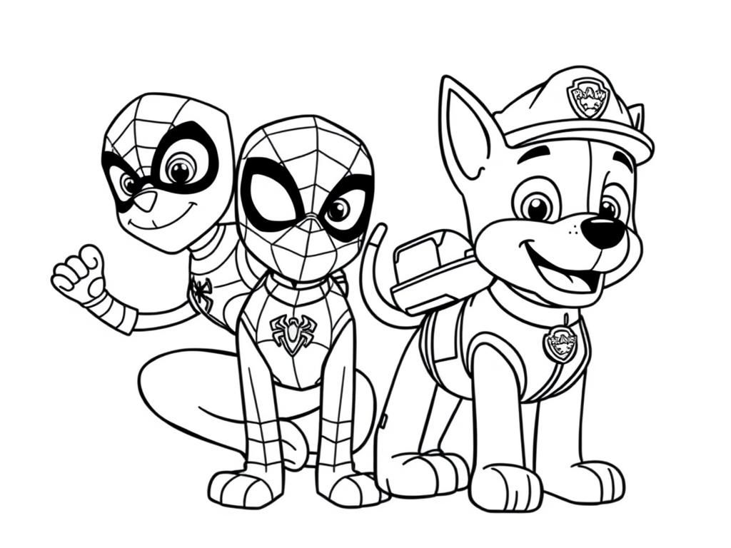 Preview of Spidey and Paw patrols