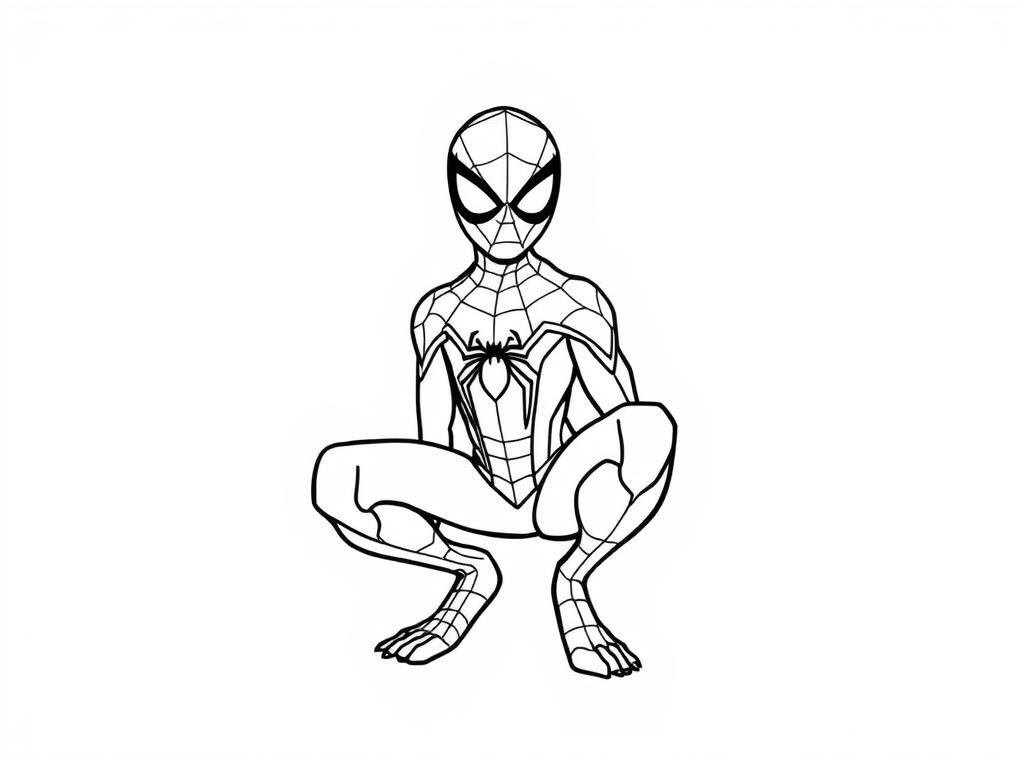 Spiderman Coloring Page