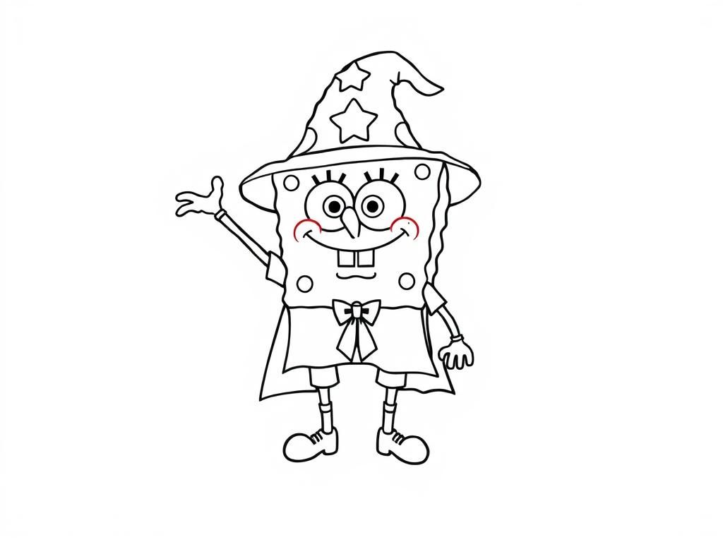 Preview of spongebob as a wizard