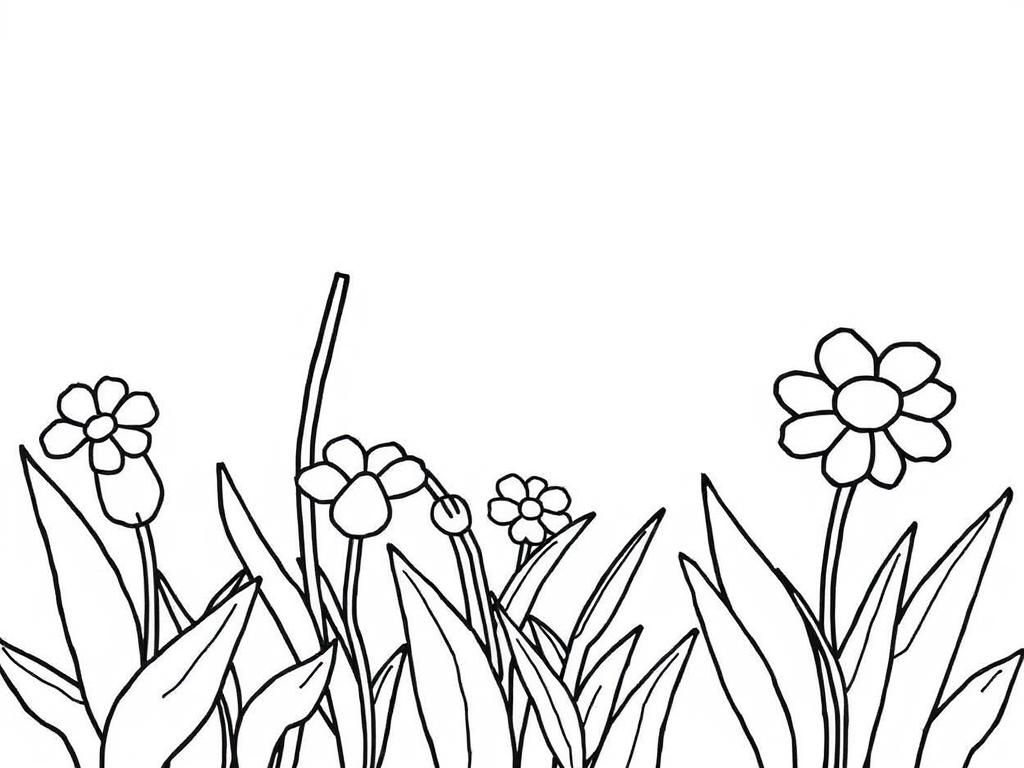 Flower Coloring Page