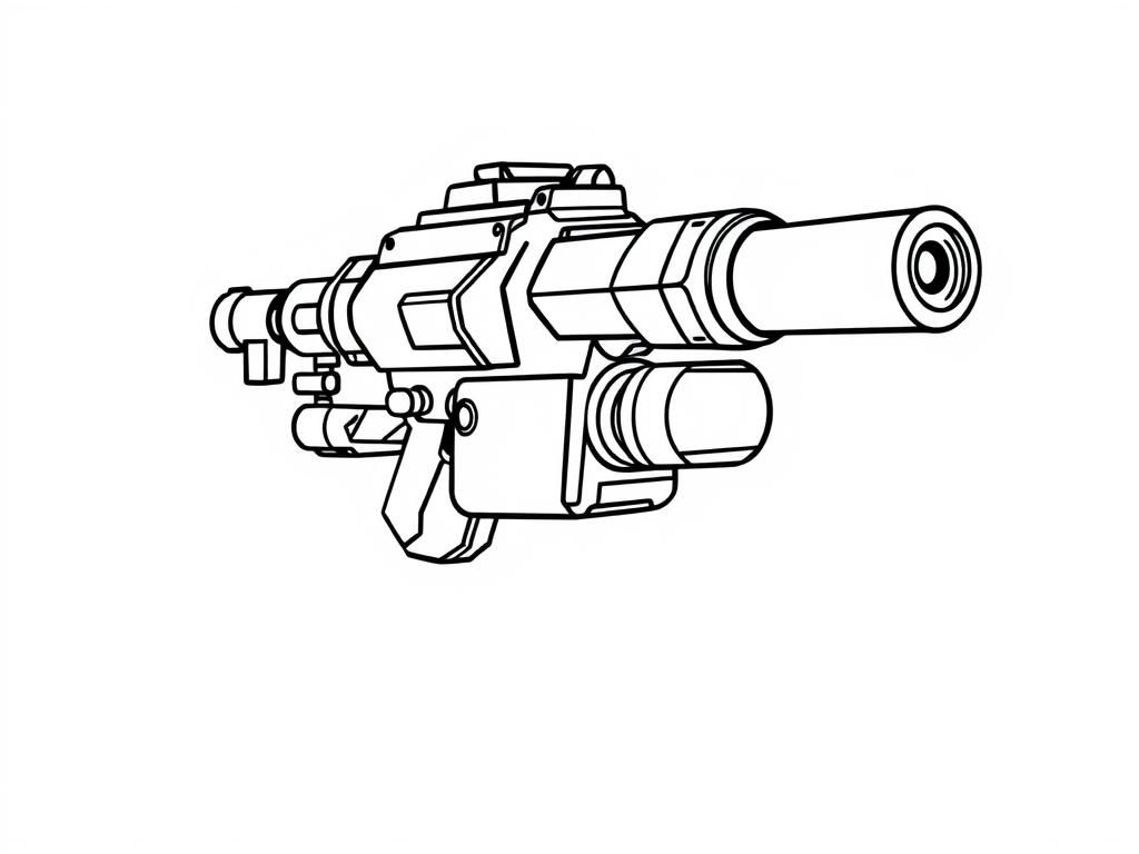 square heavy machine gun for Warhammer