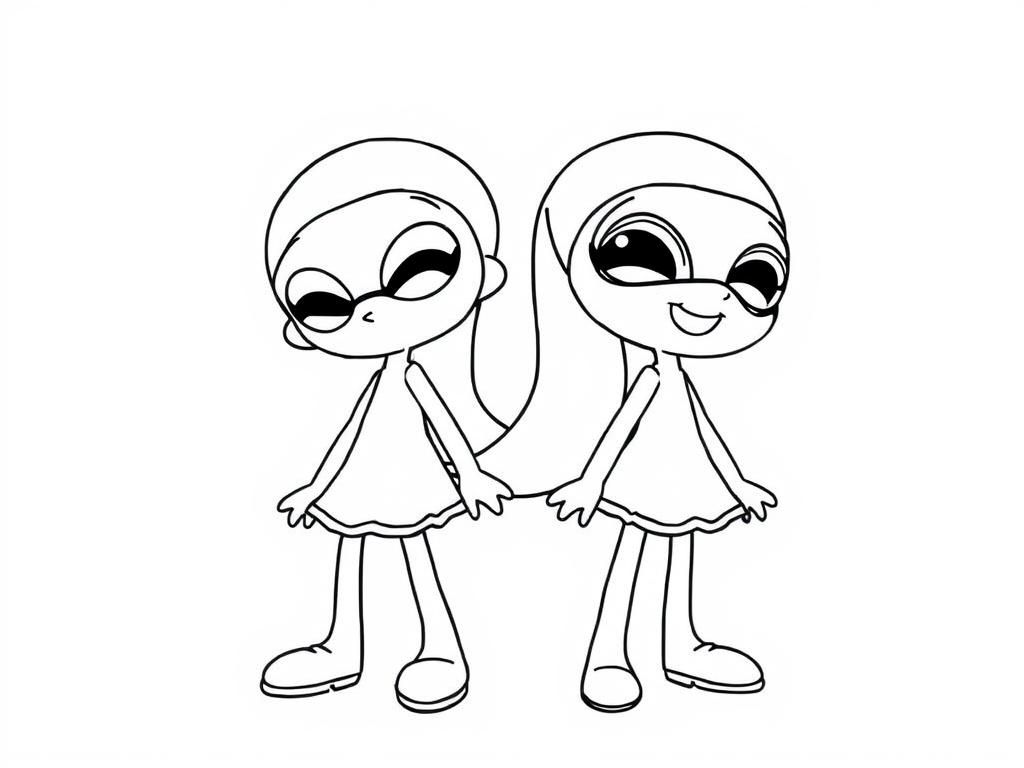 Squid Sisters from Splatoon