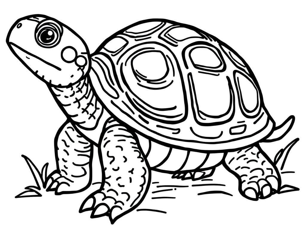 Turtle Coloring Page