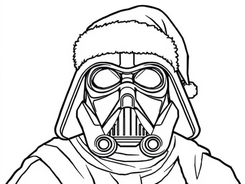 Preview of star wars bd1 with a christmas hat