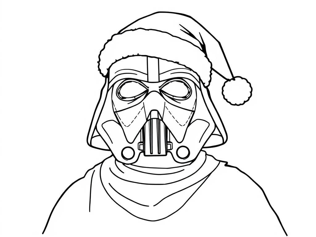 Preview of star wars bd1 with a christmas hat