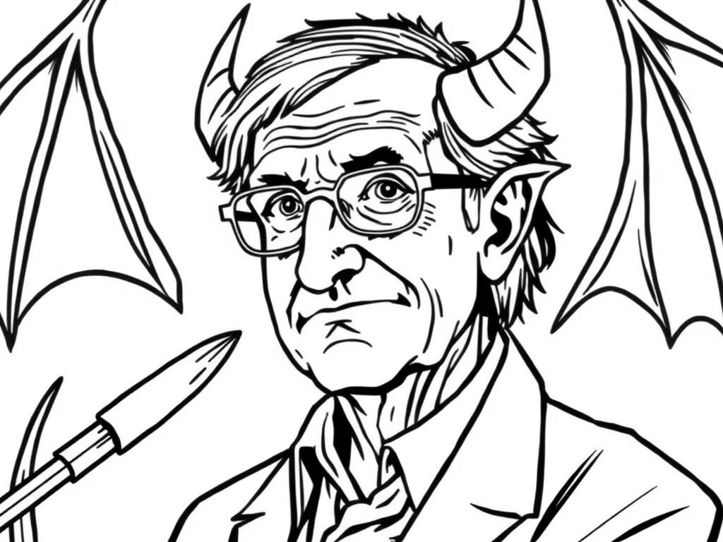 Preview of stephen hawking as the devil