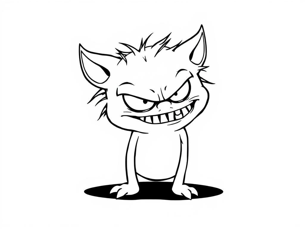 Monster Coloring Page