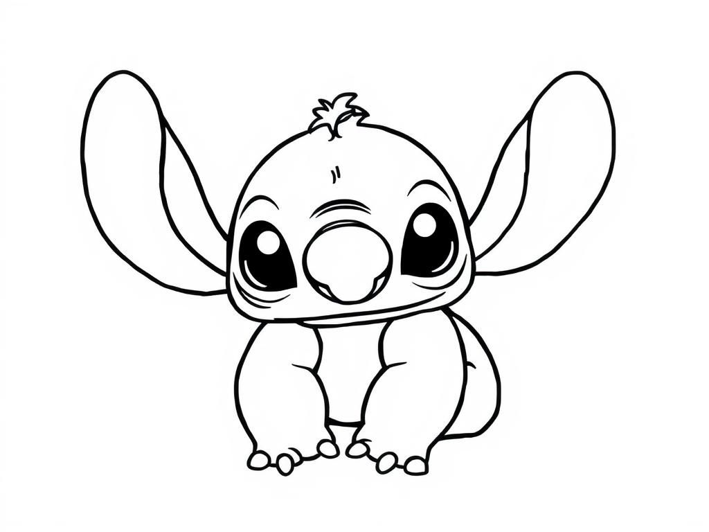 Stitch Coloring Page