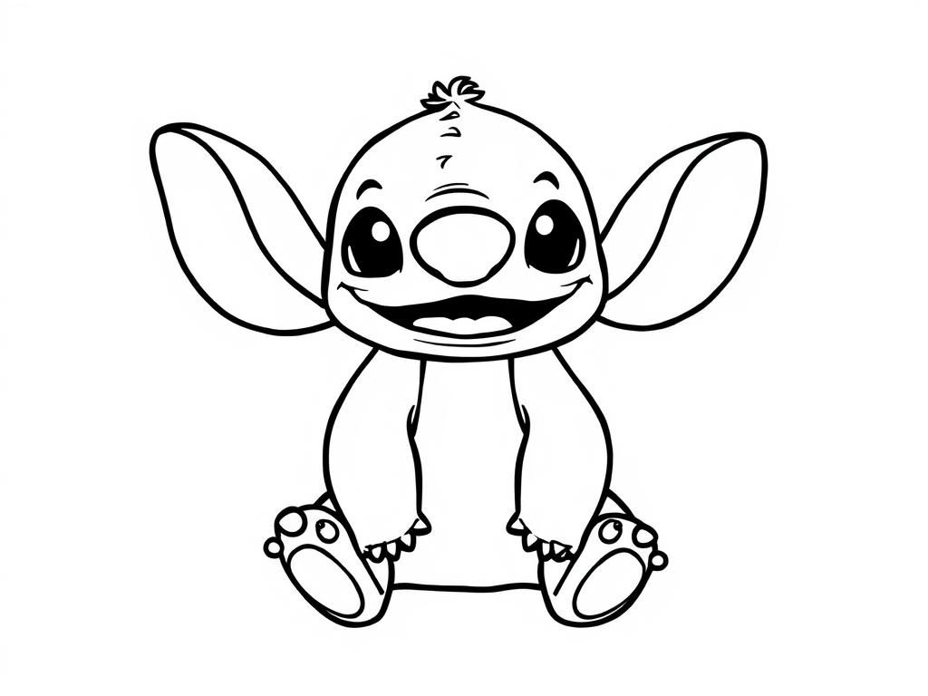 Stitch Coloring Page