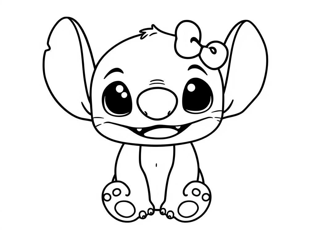Stitch Coloring Page