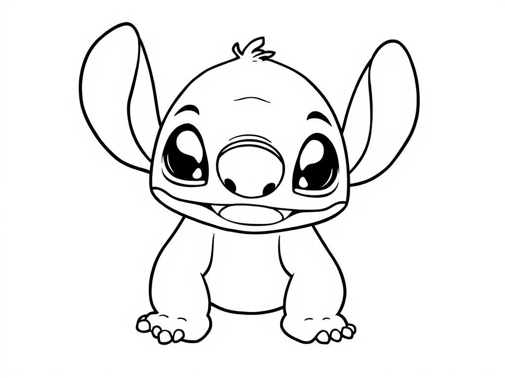 Stitch Coloring Page