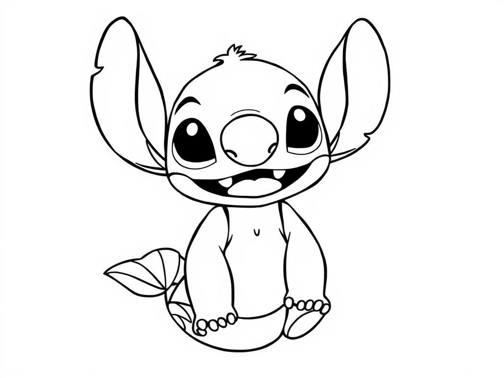 Stitch Coloring Page