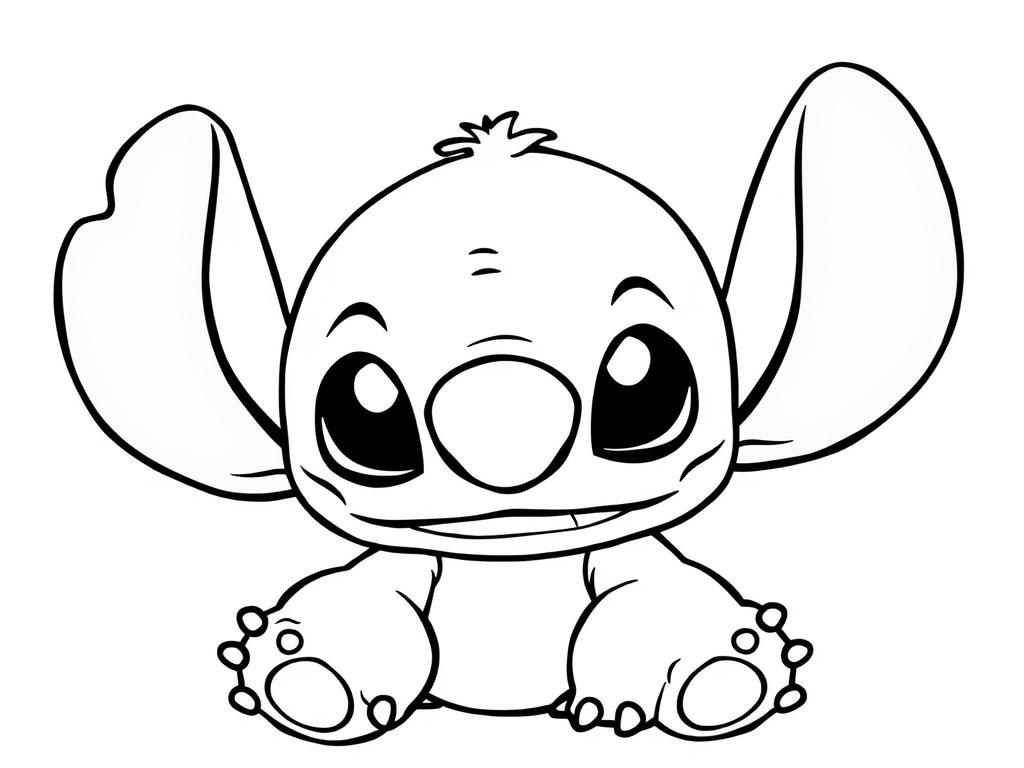 Stitch Coloring Page