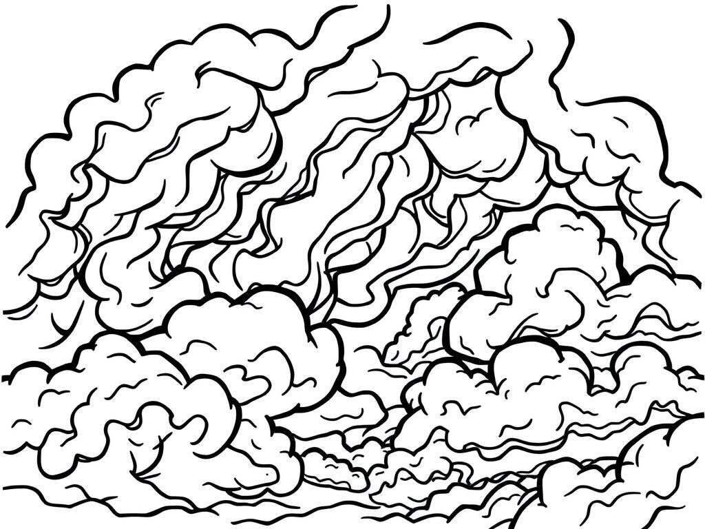 Preview of stormy skies background