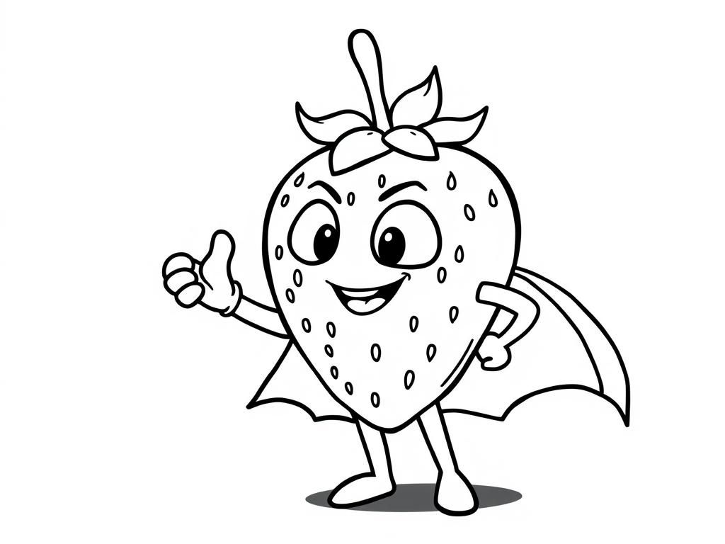 strawberry superhero