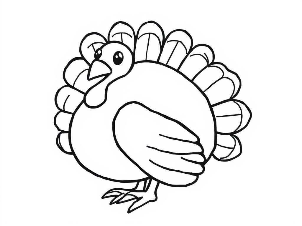 Turkey Coloring Page
