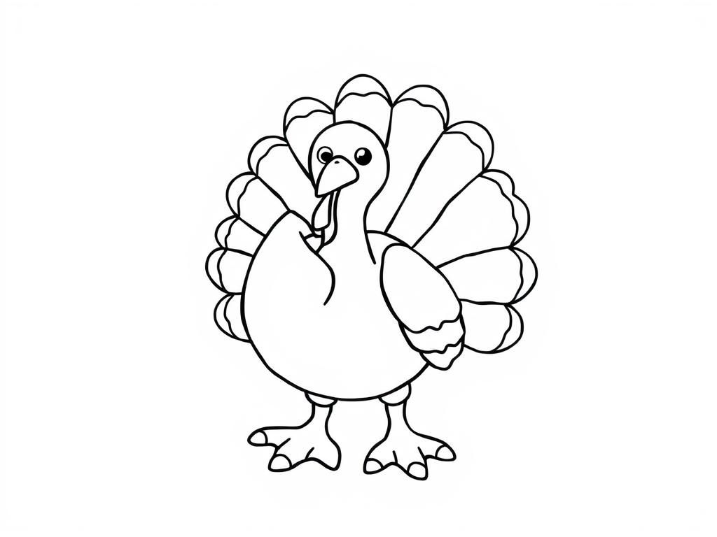 Turkey Coloring Page