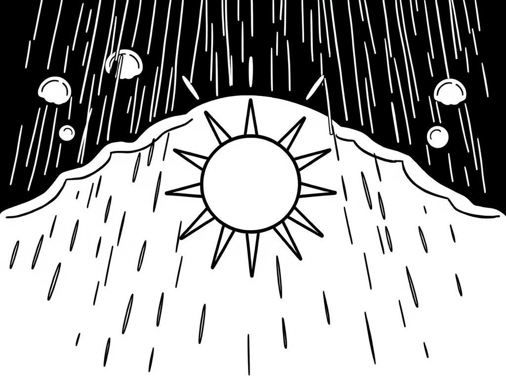 Weather Coloring Page