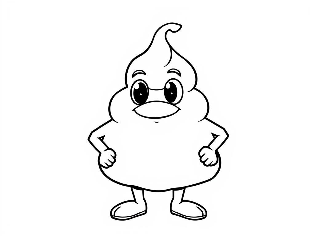 Preview of super poo character