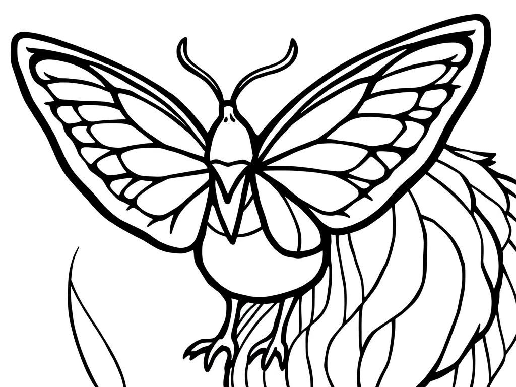 Butterfly Coloring Page