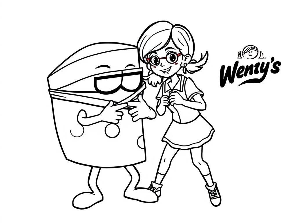 Preview of Swiss cheese guy getting mugged by Wendy's girl