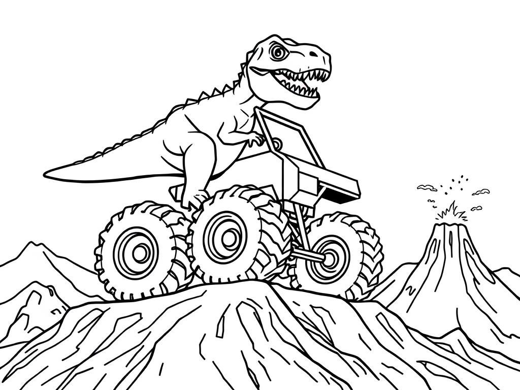 Tyrannosaurus Rex Coloring Page