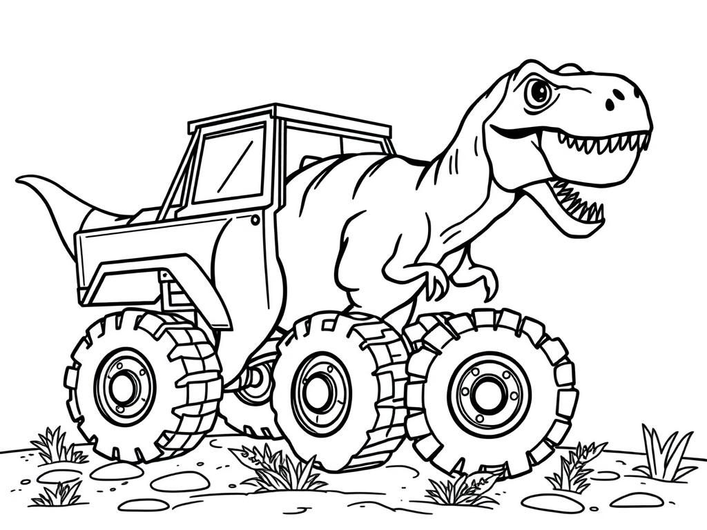 Preview of T-rex truck