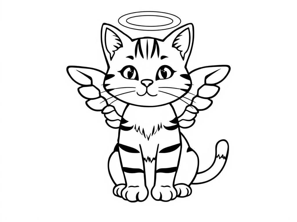 Tabby Cat Angel