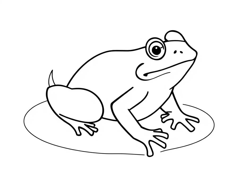 Frog Coloring Page