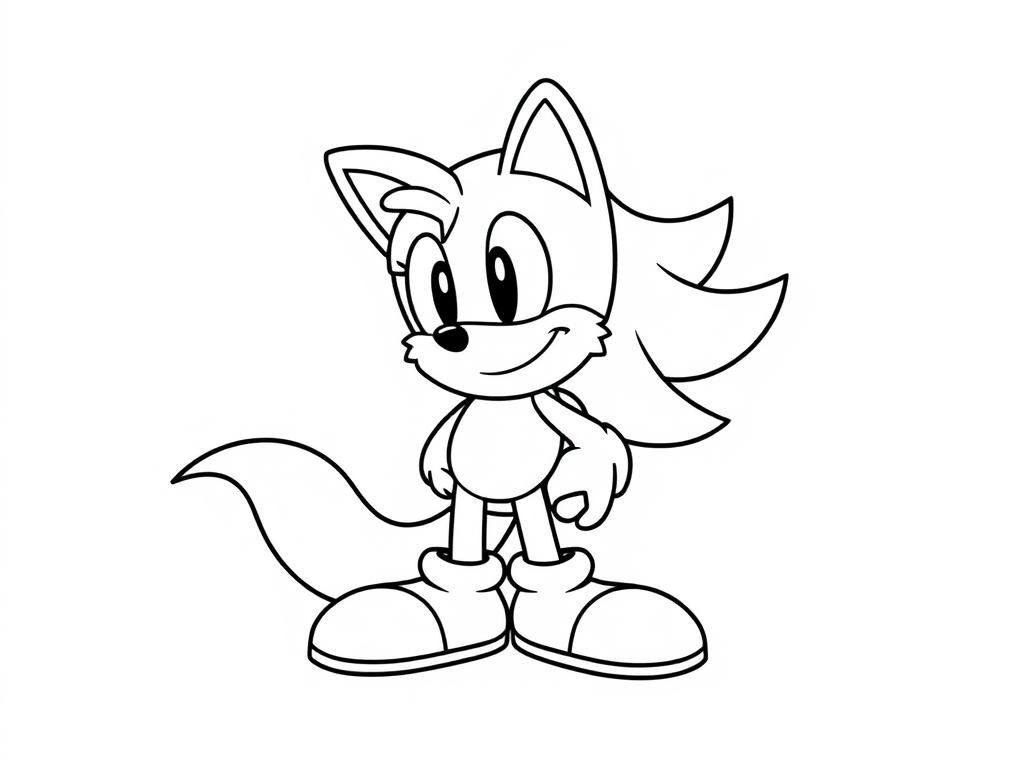 Preview of Tails with his two tails