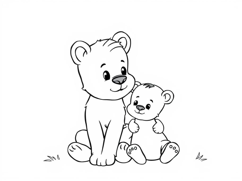 Bears Coloring Page
