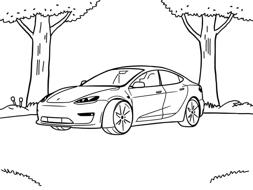 Car Coloring Page