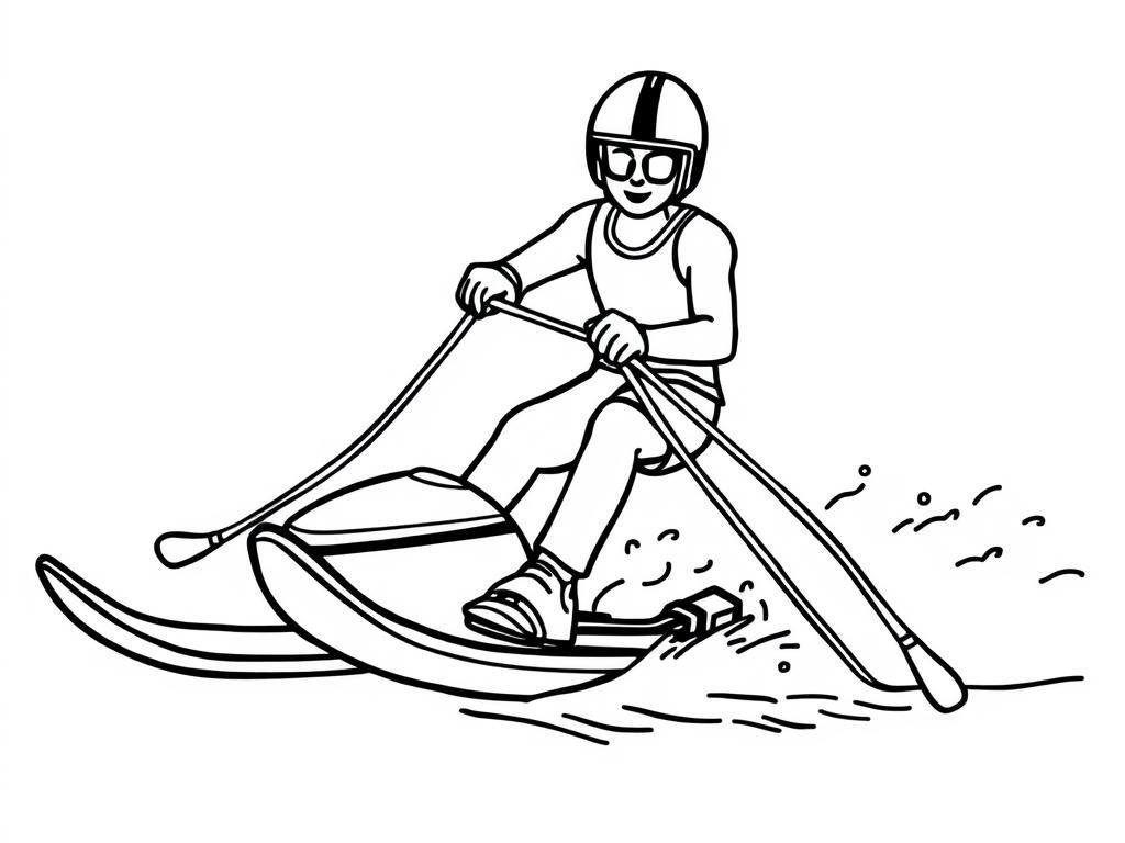 Preview of Texas Tech Raider Red on water skis